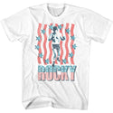 Rocky-Patriotic Rocky-White Adult S/S Tshirt - Coastline Mall