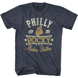 Rocky-Patriotic Rocky-Navy Heather Adult S/S Tshirt - Coastline Mall