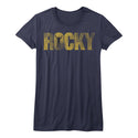 Rocky-Rocky Logo-Navy Ladies S/S Tshirt - Coastline Mall