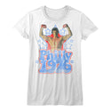 Rocky-Philly 1976-White Ladies S/S Tshirt - Coastline Mall
