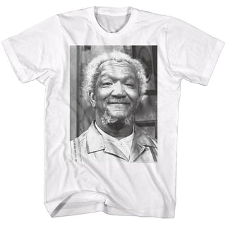 Redd Foxx-Resolution-White Adult S/S Tshirt - Coastline Mall