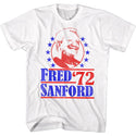 Redd Foxx-Vote For Fred-White Adult S/S Tshirt - Coastline Mall