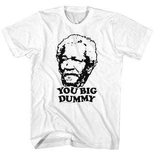 Redd Foxx-So Dumb So Dumb-White Adult S/S Tshirt - Coastline Mall