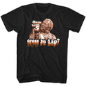 Redd Foxx - 5 Cross Yo Lips | Black S/S Adult T-Shirt - Coastline Mall