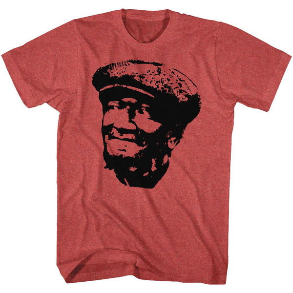 Redd Foxx-Revolution-Cherry Heather Adult S/S Tshirt - Coastline Mall
