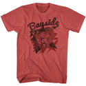 Saved By The Bell-Sharp Tigers-Red Heather Adult S/S Tshirt - Coastline Mall