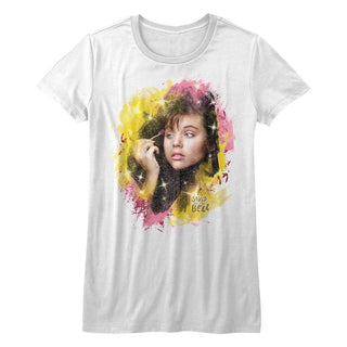 Saved By The Bell-All Made Up-White Ladies S/S Tshirt - Coastline Mall