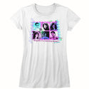 Saved By The Bell-Gang-White Ladies S/S Tshirt - Coastline Mall