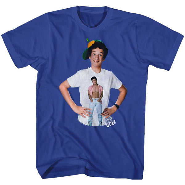 Saved By The Bell-Screech!-Royal Adult S/S Tshirt - Coastline Mall