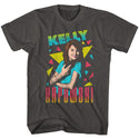 Saved By The Bell-Kelly Triangles-Smoke Adult S/S Tshirt - Coastline Mall