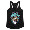 Saved By The Bell-Summer Tour '93-Black Ladies Racerback - Coastline Mall