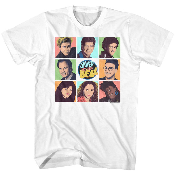 Saved By The Bell-Savedbtb-White Adult S/S Tshirt - Coastline Mall