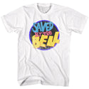 Saved By The Bell-Sbtb Logo-White Adult S/S Tshirt - Coastline Mall
