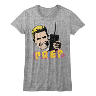 Saved By The Bell-Hey Preppie-Athletic Heather Ladies S/S Tshirt - Coastline Mall