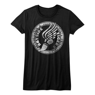 Saved By The Bell-Go Zach-Black Ladies S/S Tshirt - Coastline Mall