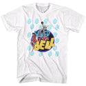 Saved By The Bell-Chillin-White Adult S/S Tshirt - Coastline Mall
