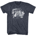 Saved By The Bell-Hyfr-Navy Heather Adult S/S Tshirt - Coastline Mall