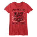 Saved By The Bell-Authentic-Red Heather Ladies S/S Tshirt - Coastline Mall