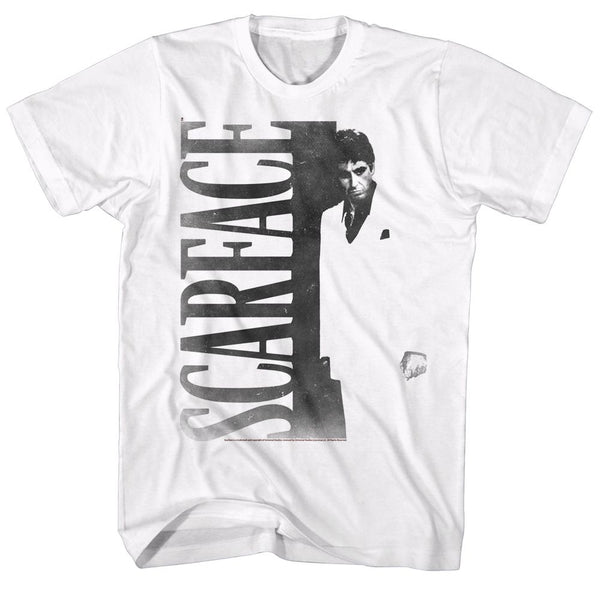 Scarface-Sf2-White Adult S/S Tshirt - Coastline Mall