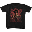 Scarface-Red Palms-Black Toddler-Youth S/S Tshirt - Coastline Mall