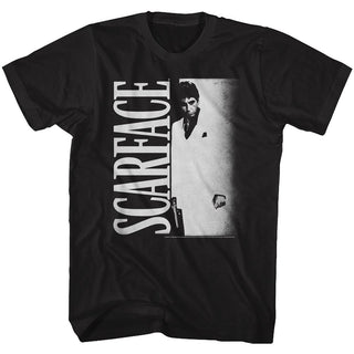 Scarface-Lotsowhite-Black Adult S/S Tshirt - Coastline Mall