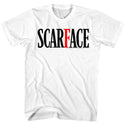 Scarface-Logo-White Adult S/S Tshirt - Coastline Mall