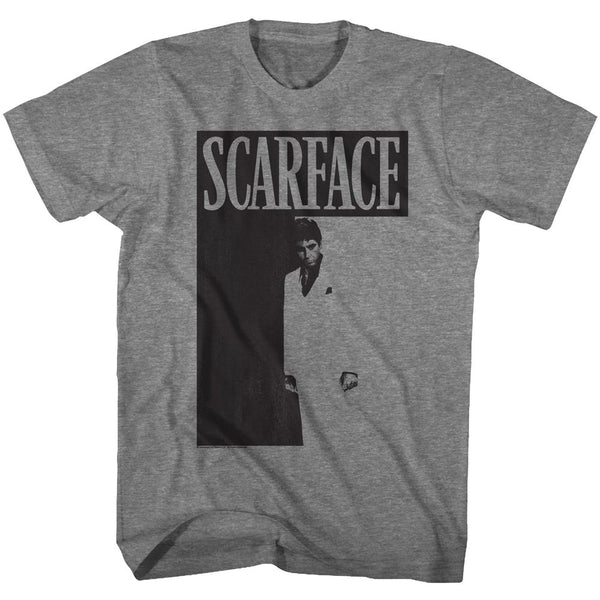 Scarface-Scarface-Graphite Heather Adult S/S Tshirt - Coastline Mall