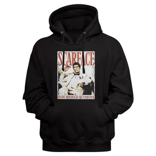 Scarface - More Da World | Black L/S Pullover Adult Hoodie - Coastline Mall