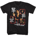 Scarface-Scarface Box Collage-Black Adult S/S Tshirt