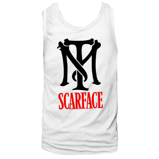 Scarface-TM Logo-White Adult Tank - Coastline Mall