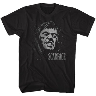 Scarface-Space-Black Adult S/S Tshirt - Coastline Mall