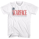 Scarface-The World Is Yours-White Adult S/S Tshirt - Coastline Mall