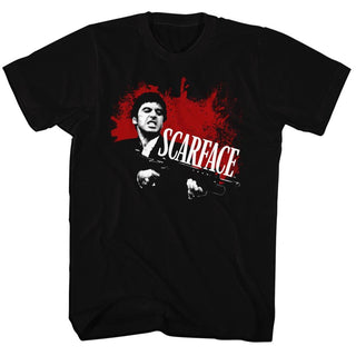 Scarface-Scarface-Black Adult S/S Tshirt - Coastline Mall