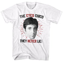 Scarface-Eyes chico-White Adult S/S Tshirt - Coastline Mall