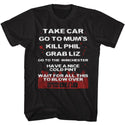 Shaun Of The Dead-Shaun Of The Dead Take Car-Black Adult S/S Tshirt