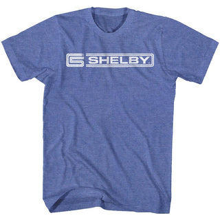 Carroll Shelby-Shelby Badge-Royal Heather Adult S/S Tshirt - Coastline Mall