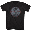 Carroll Shelby-Shelby Snake-Black Adult S/S Tshirt - Coastline Mall