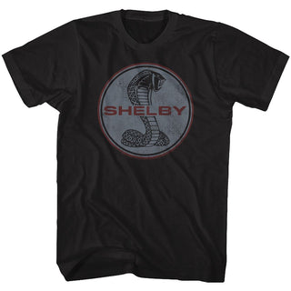 Carroll Shelby-Shelby Snake-Black Adult S/S Tshirt - Coastline Mall