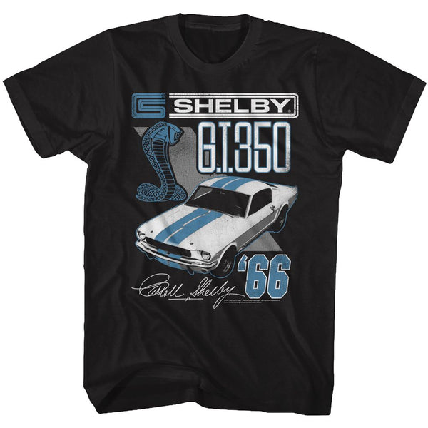 Carroll Shelby-Gt350-Black Adult S/S Tshirt - Coastline Mall