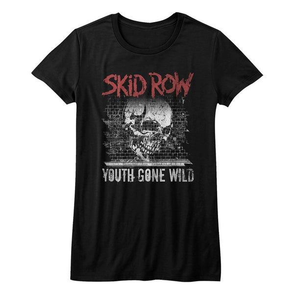 Skid Row-Graffiti Gone Wild-Black Ladies S/S Tshirt - Coastline Mall