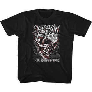 Skid Row-Skull Chain-Black Toddler-Youth S/S Tshirt - Coastline Mall