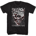 Skid Row-Skull Chain-Black Adult S/S Tshirt - Coastline Mall