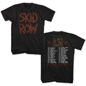 Skid Row-Sttg 91-Black Adult S/S Front-Back Print Tshirt - Coastline Mall