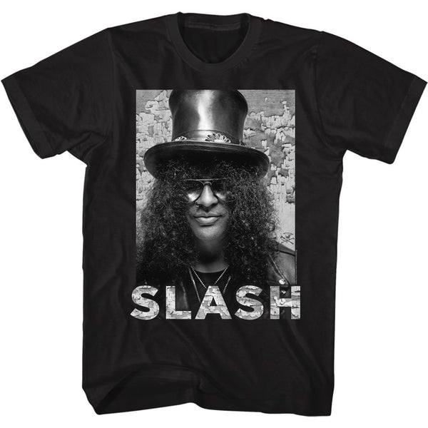 Slash-Portrait Name-Black Adult S/S Tshirt - Coastline Mall