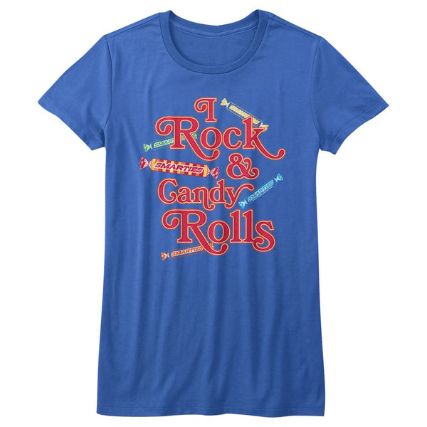 Smarties-I Rock Candy Rolls-Royal Ladies S/S Tshirt - Coastline Mall