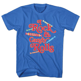 Smarties-I Rock Candy Rolls-Royal Adult S/S Tshirt - Coastline Mall