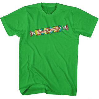 Smarties - Logo Kelly Green Adult Short Sleeve T-Shirt tee - Coastline Mall