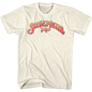 Steve Miller Band - SMB Logo Natural Adult Short Sleeve T-Shirt tee - Coastline Mall