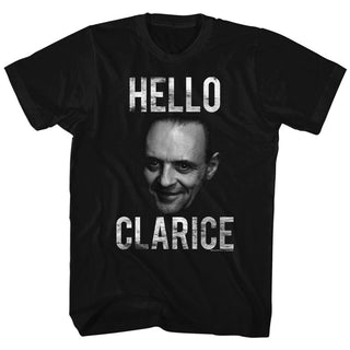 Silence Of The Lambs - Hello Clarice | Black S/S Adult T-Shirt - Coastline Mall