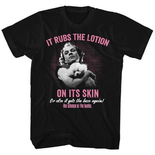 Silence Of The Lambs - Lotion | Black S/S Adult T-Shirt - Coastline Mall